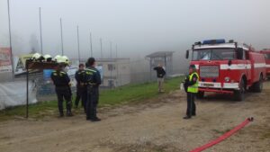 Využití areálu pro výcvik hasičů/policie na motocyklech v náročném terénu